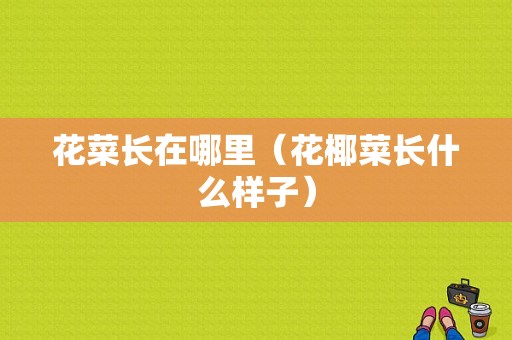 花菜长在哪里（花椰菜长什么样子）