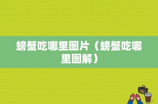 螃蟹吃哪里图片（螃蟹吃哪里图解）