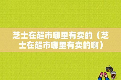 芝士在超市哪里有卖的（芝士在超市哪里有卖的啊）