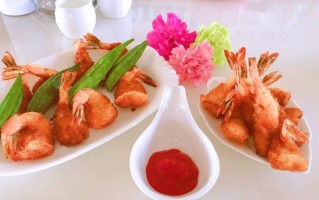 凤尾吉列虾烹饪技法,凤尾对虾图片