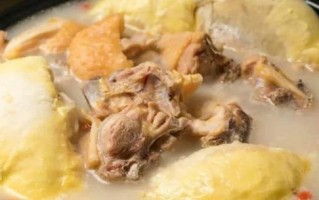 榴莲炖鸡哪里（榴莲煲鸡汤的做法步骤）