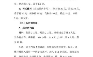 10种烧烤撒料配方,烧烤撒料商用配方