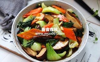 香菇青菜菜谱叫法,香菇油菜哪里菜好吃