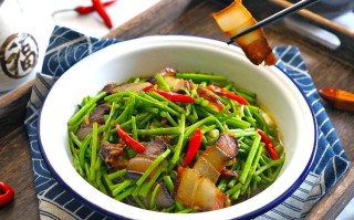 藜蒿炒腊肉哪里的菜（水芹菜与藜蒿的区别）