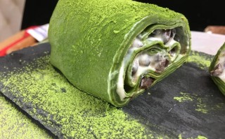 红豆奶油抹茶卷哪里有（虎皮毛巾卷做法）