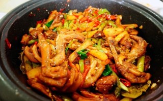 周幺姑干锅鸭掌的做法,合肥鸭掌干锅在哪里吃