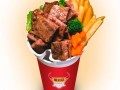 牛排杯牛排汉堡怎么样（牛排汉堡肉饼做法）