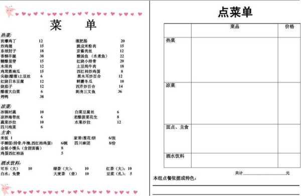 点菜为什么要看菜单,怎么样快速分清饭店点菜单的菜品-第2张图片-厨房小当家 点菜为什么要看菜单,怎么样快速分清饭店点菜单的菜品-第2张图片-厨房小当家